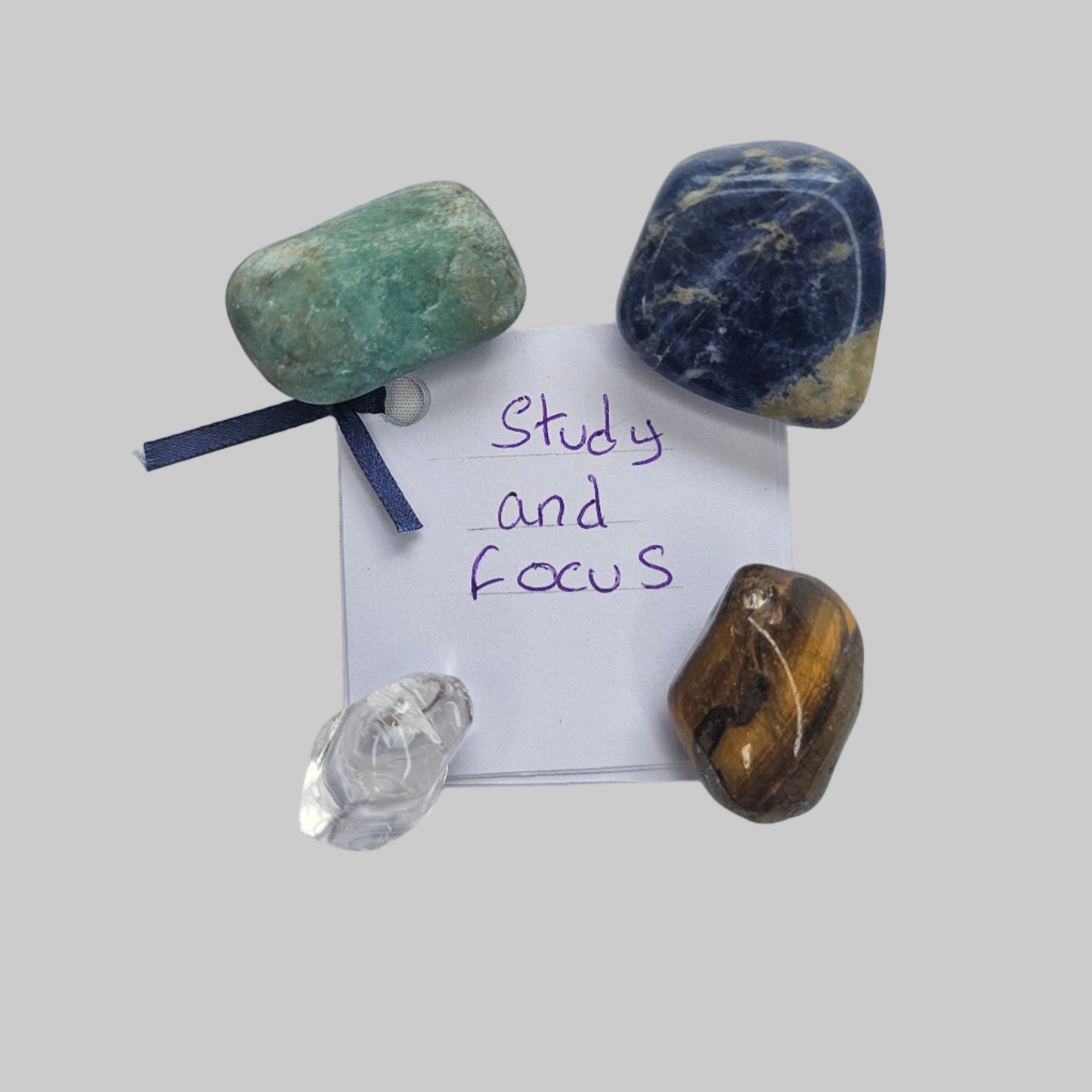Study and focus crystal pouch