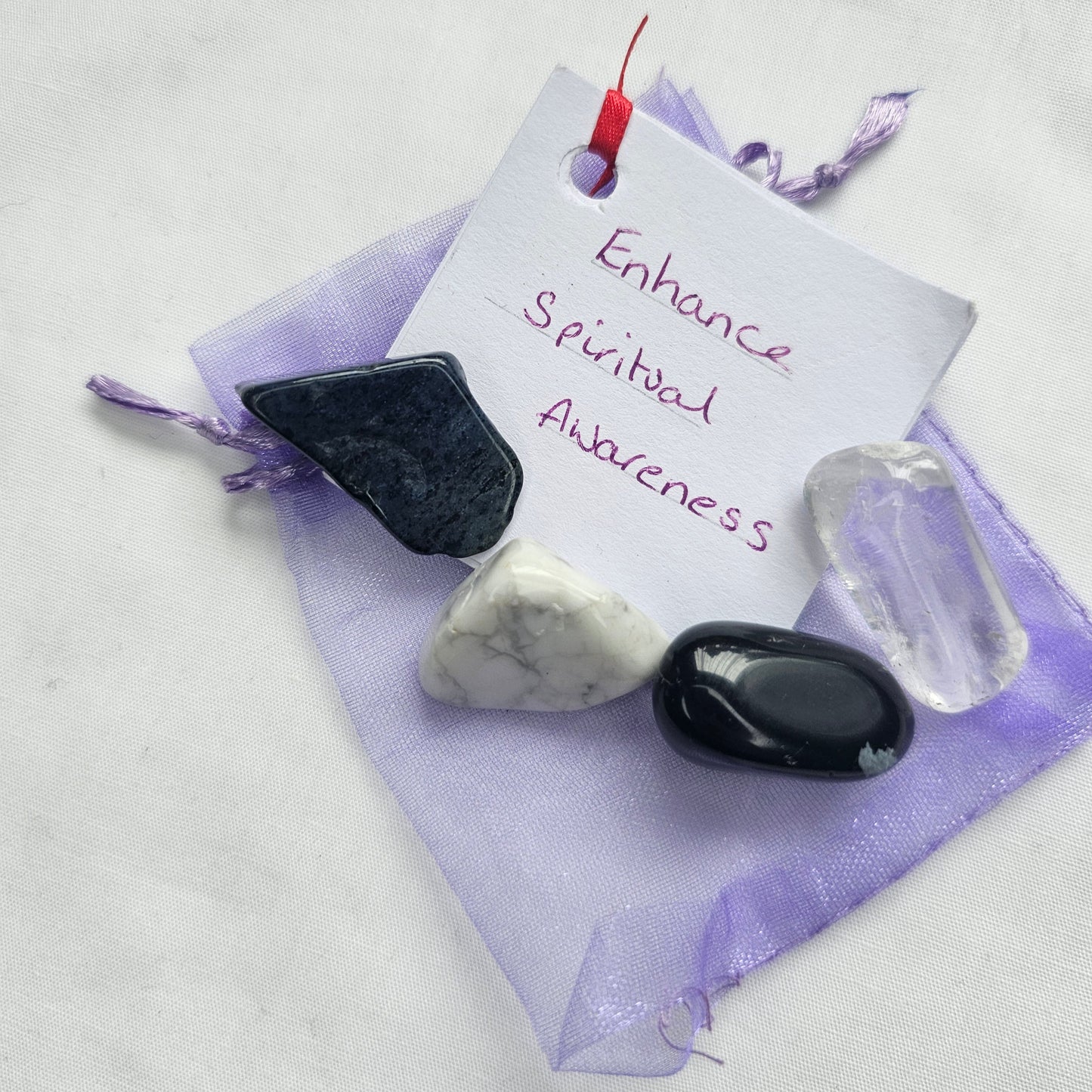 Enhance spiritual awareness crystal pouch