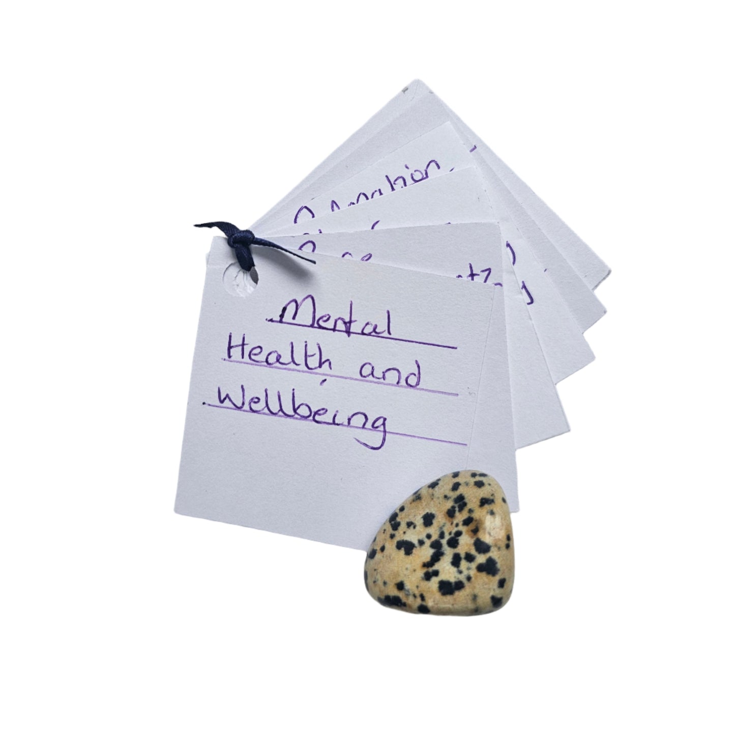 Mental Health and Wellbeing Crystal Pouch