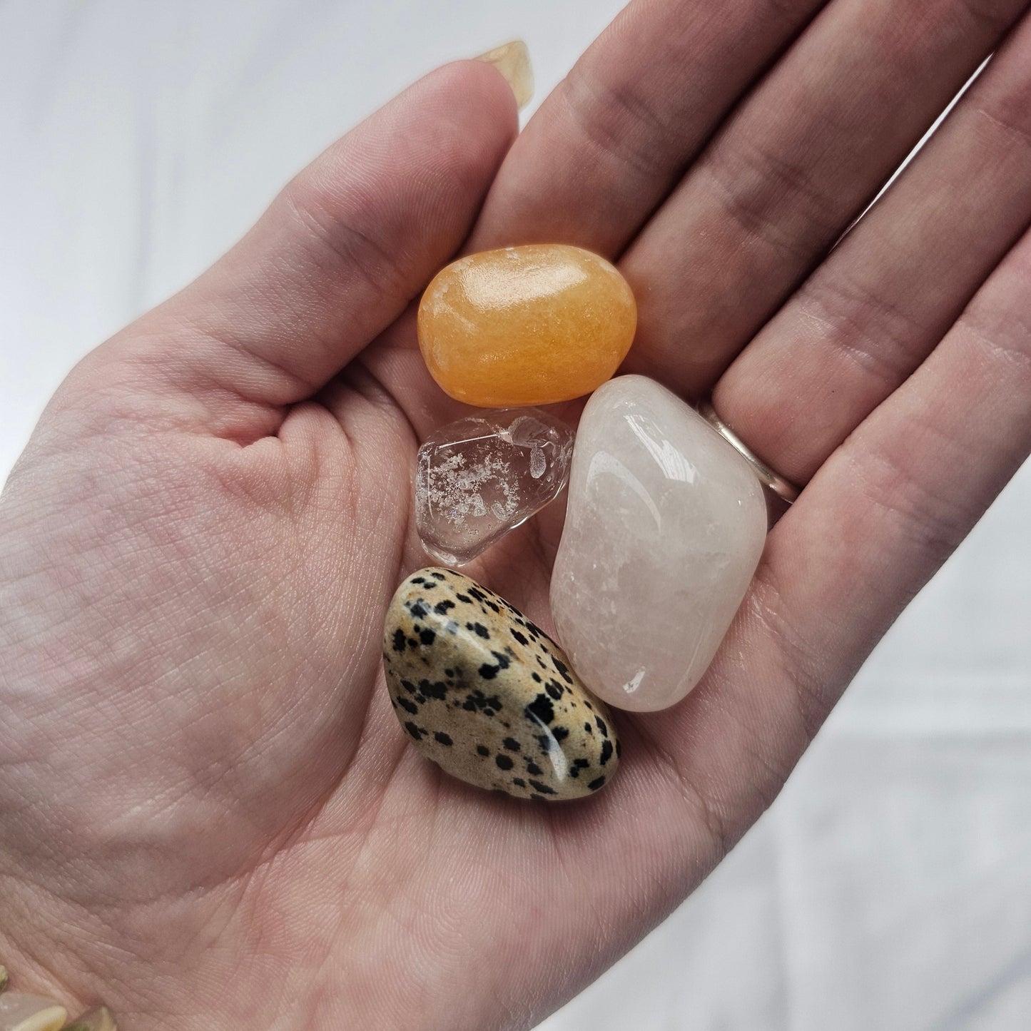 Mental Health and Wellbeing Crystal Pouch