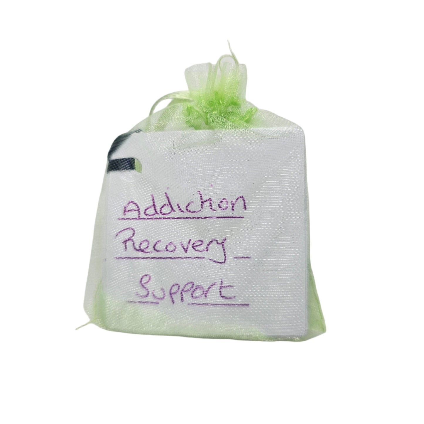 Addiction Recovery Support Crystal Pouch