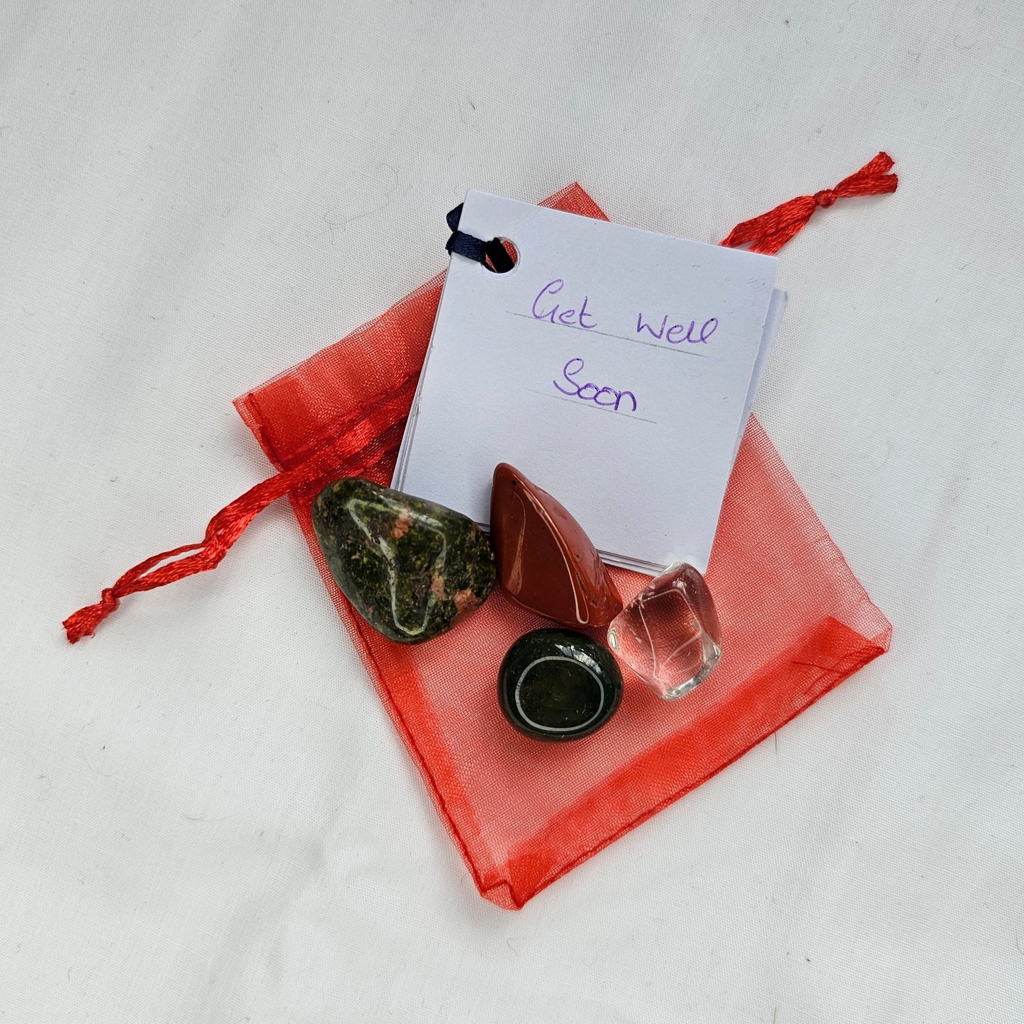 Get Well Soon Crystal Pouch