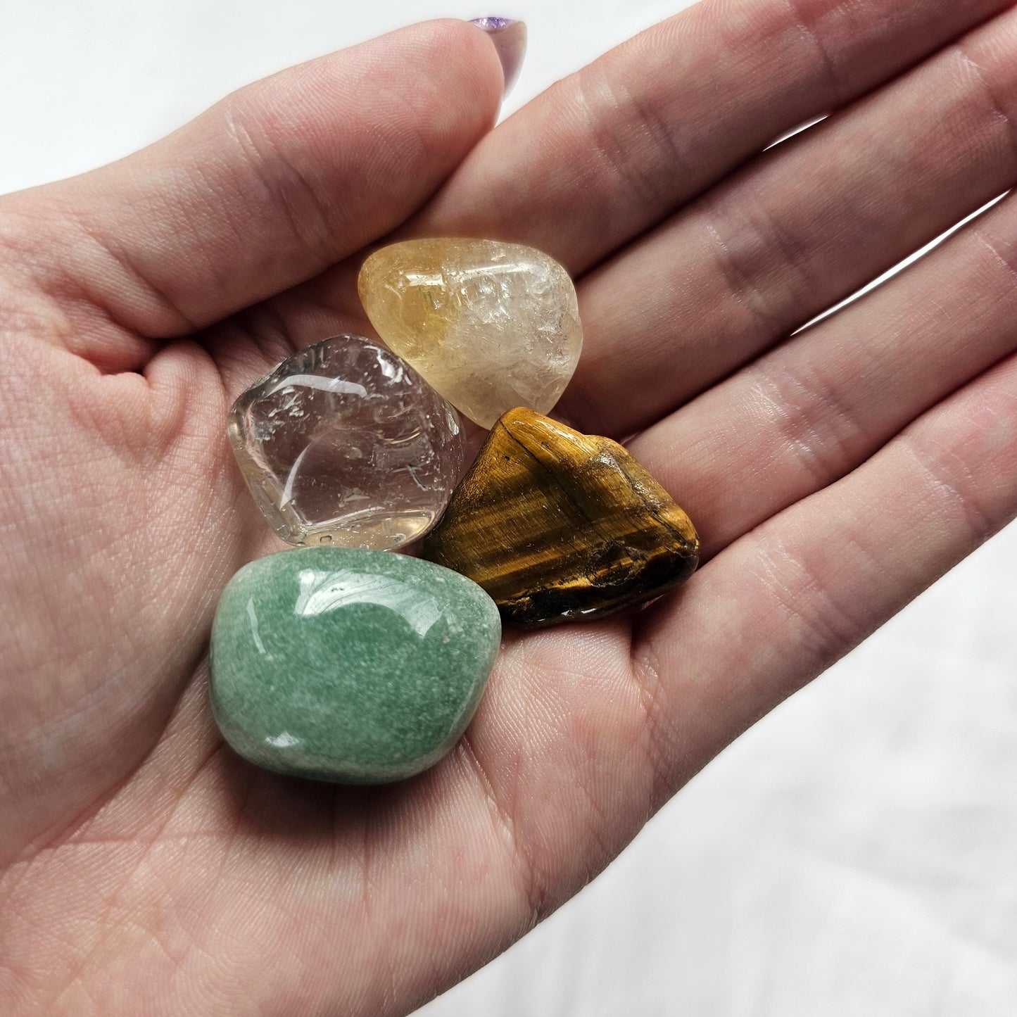 Prosperity crystal pouch