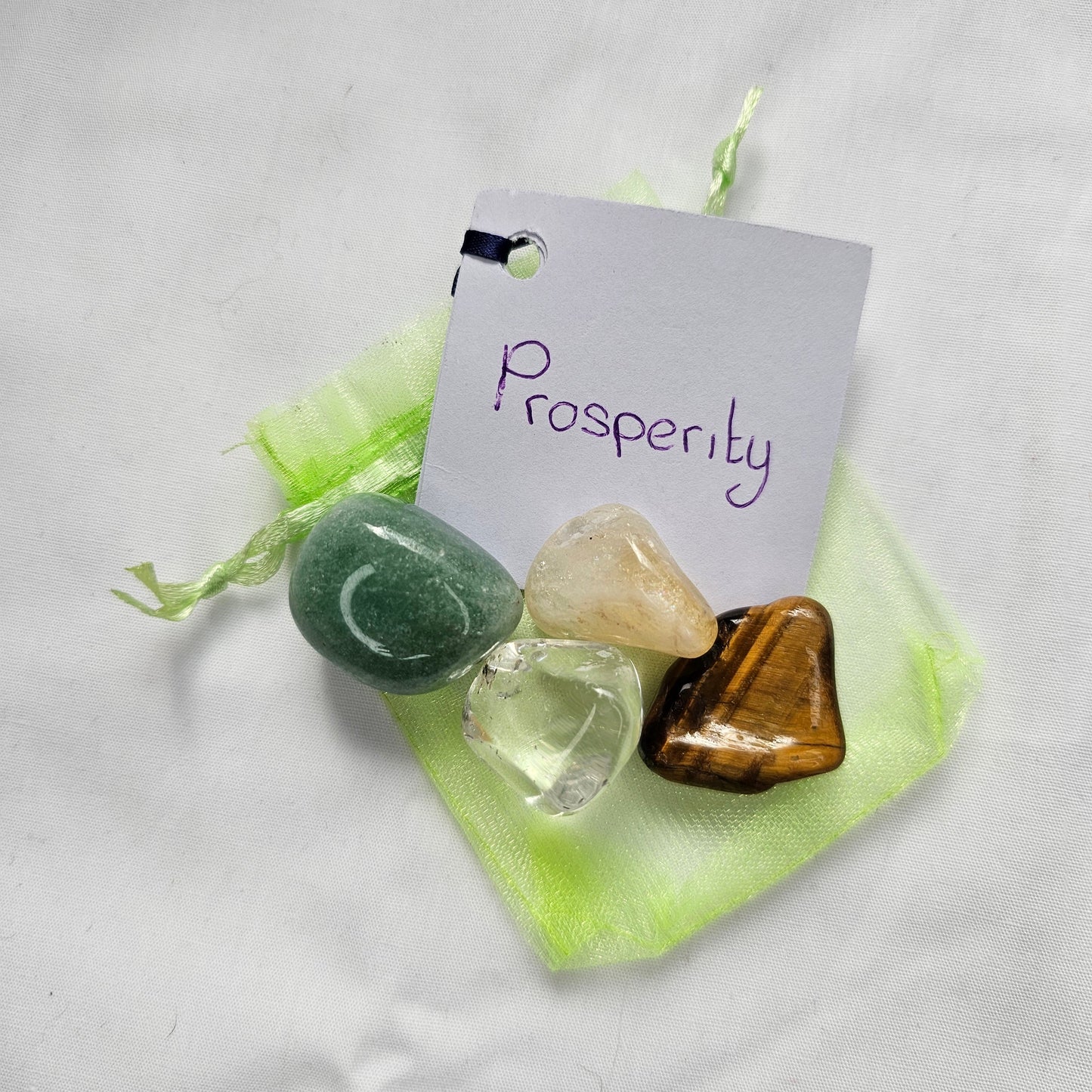 Prosperity crystal pouch