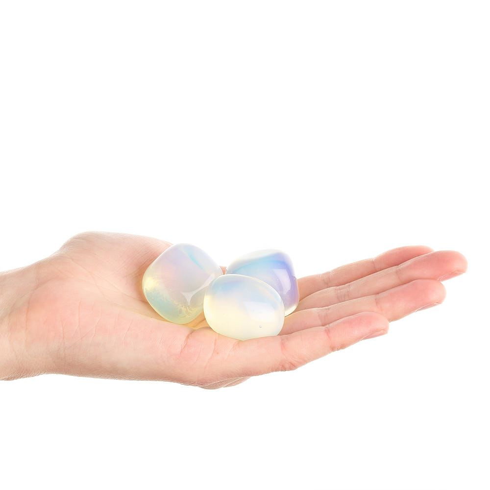 Opalite medium tumblestone