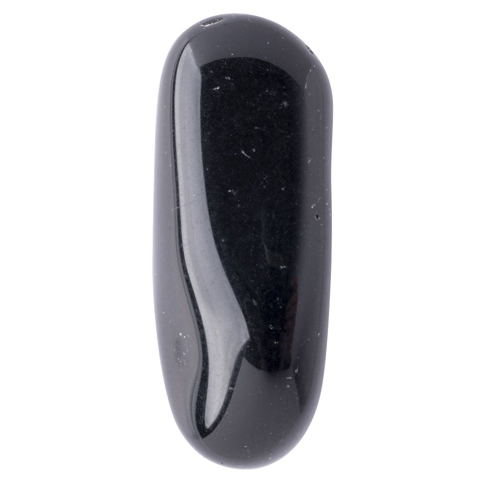 Black obsidian tumblestone large