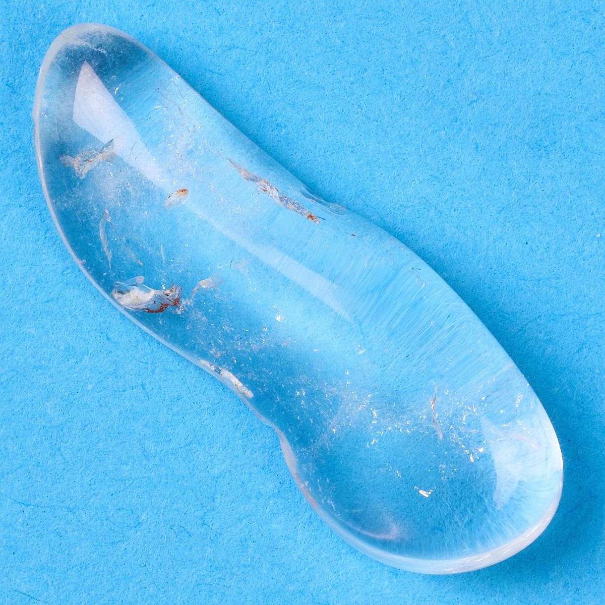 Clear quartz tumblestone small