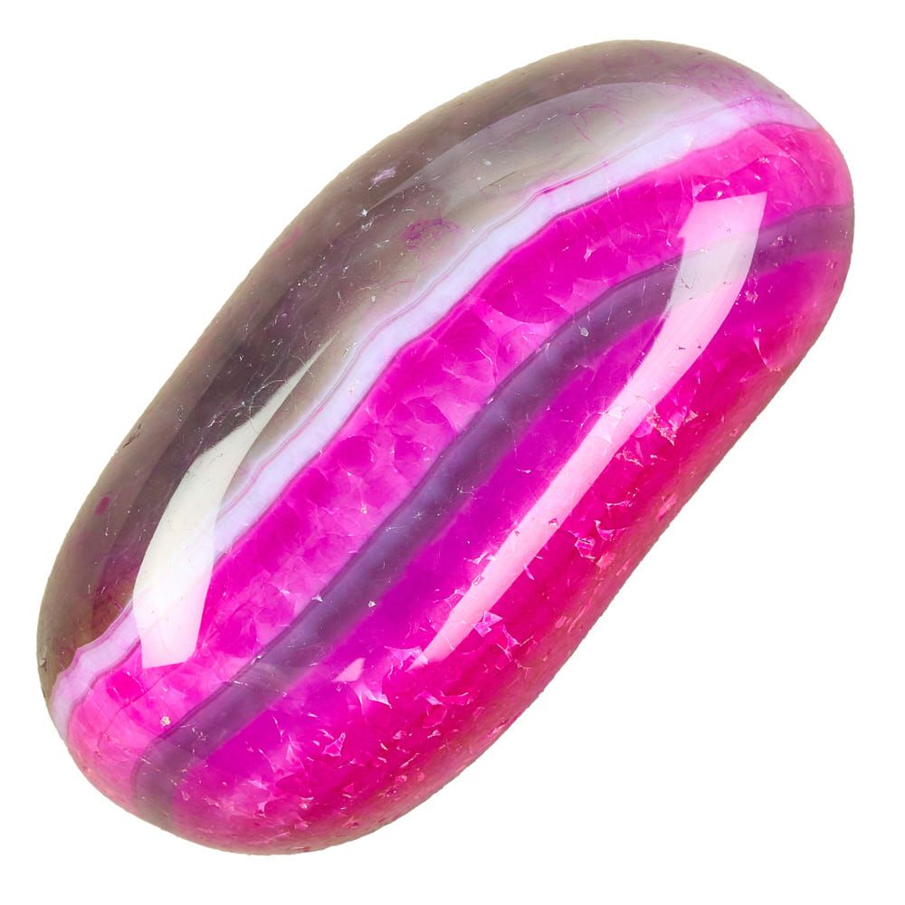 Pink Agate tumbletone medium