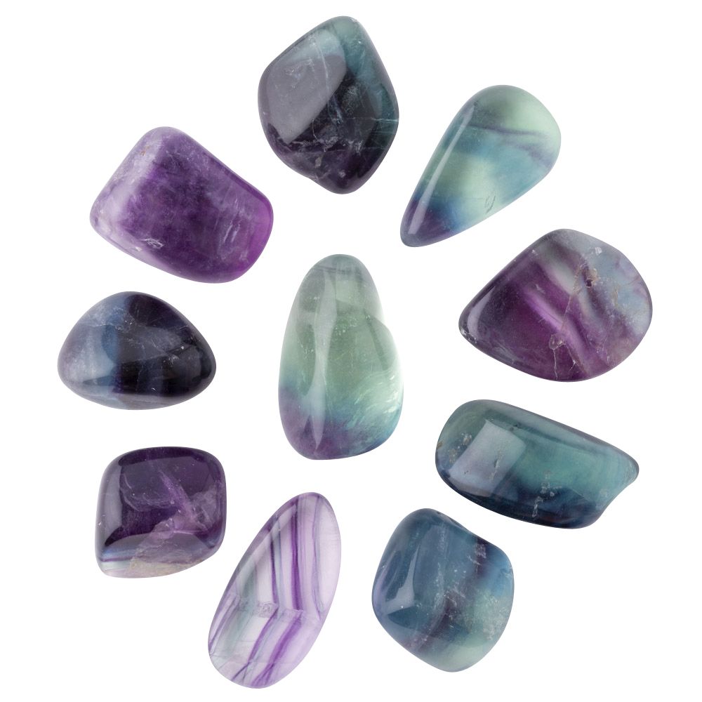 Flourite tumblestone medium 1st grade