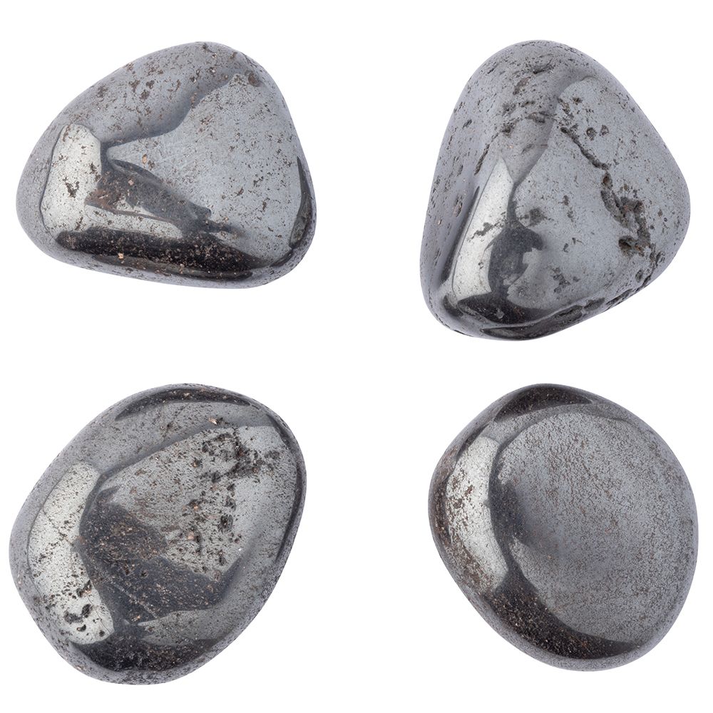 Hematite tumblestone grade B medium