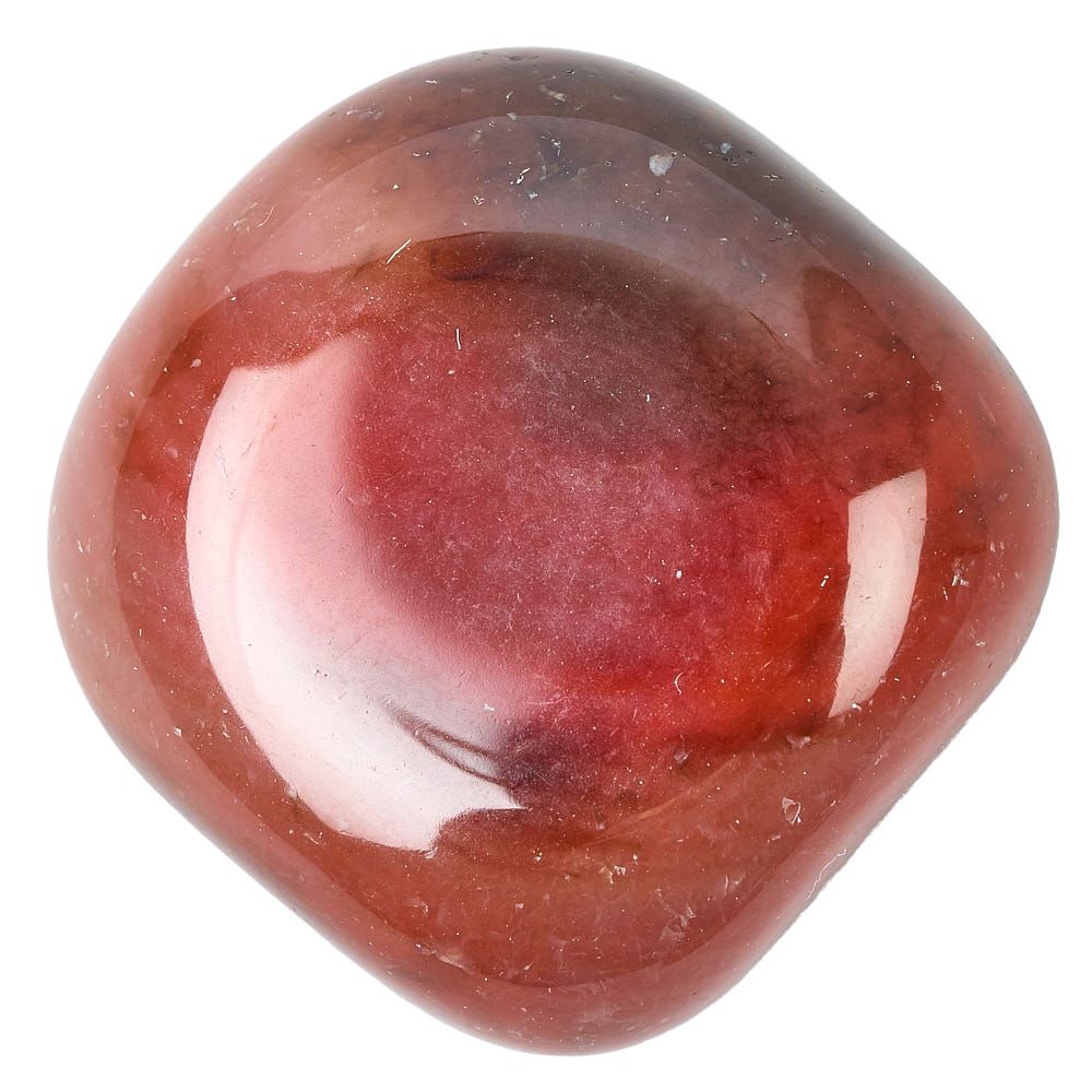 Carnelian tumblestone medium