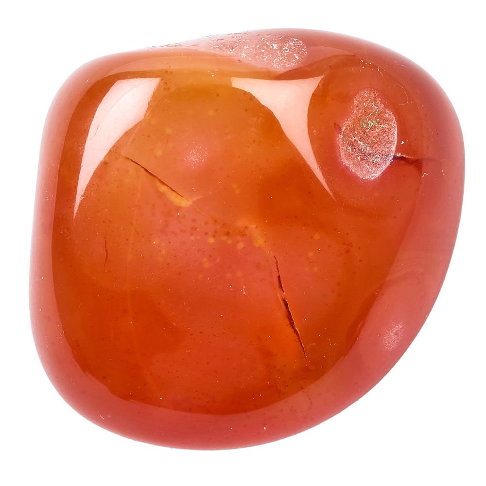Carnelian tumblestone medium