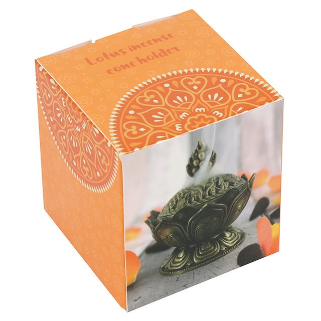 Metal lotus cone burner