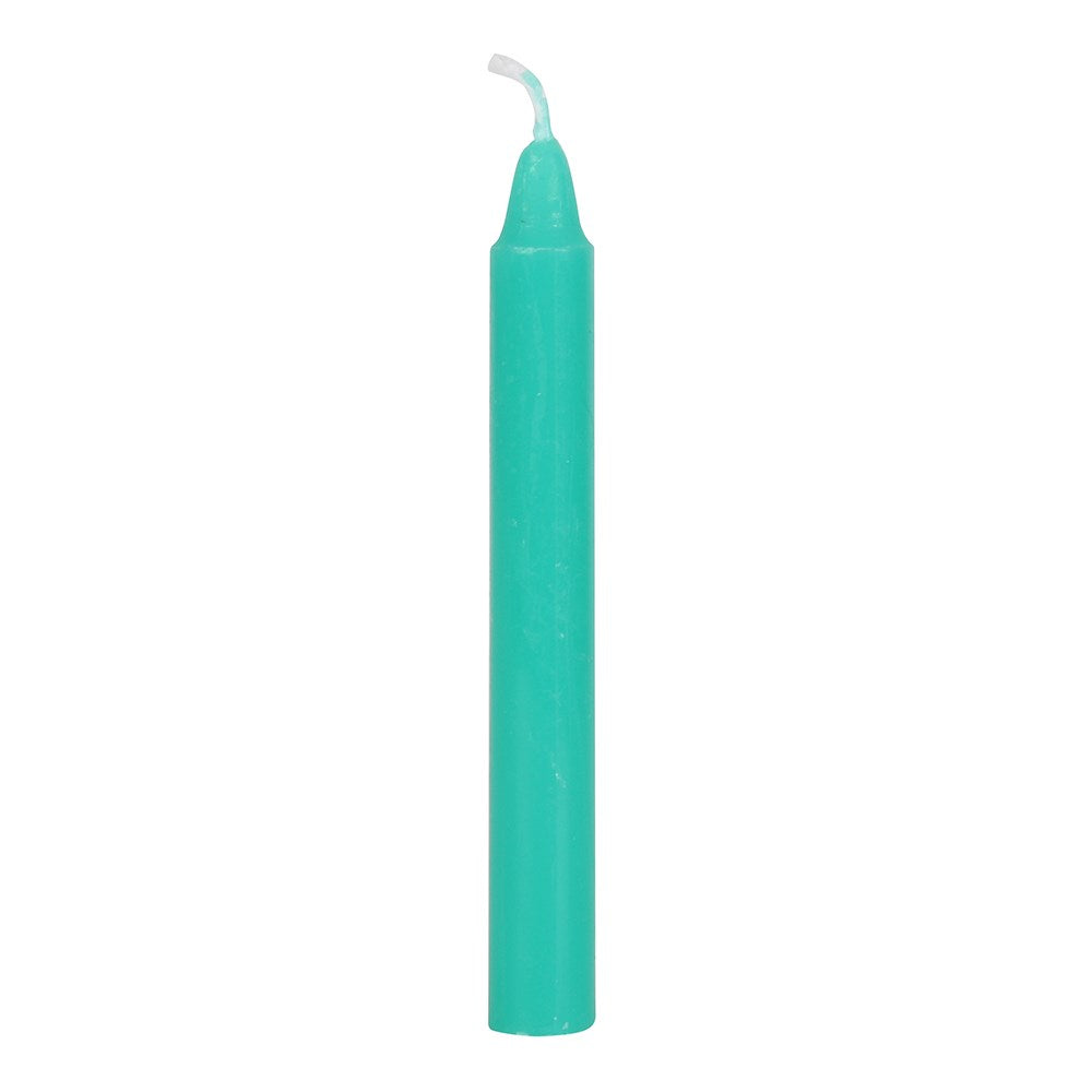 Green 'Luck' Spell Candles 12pk
