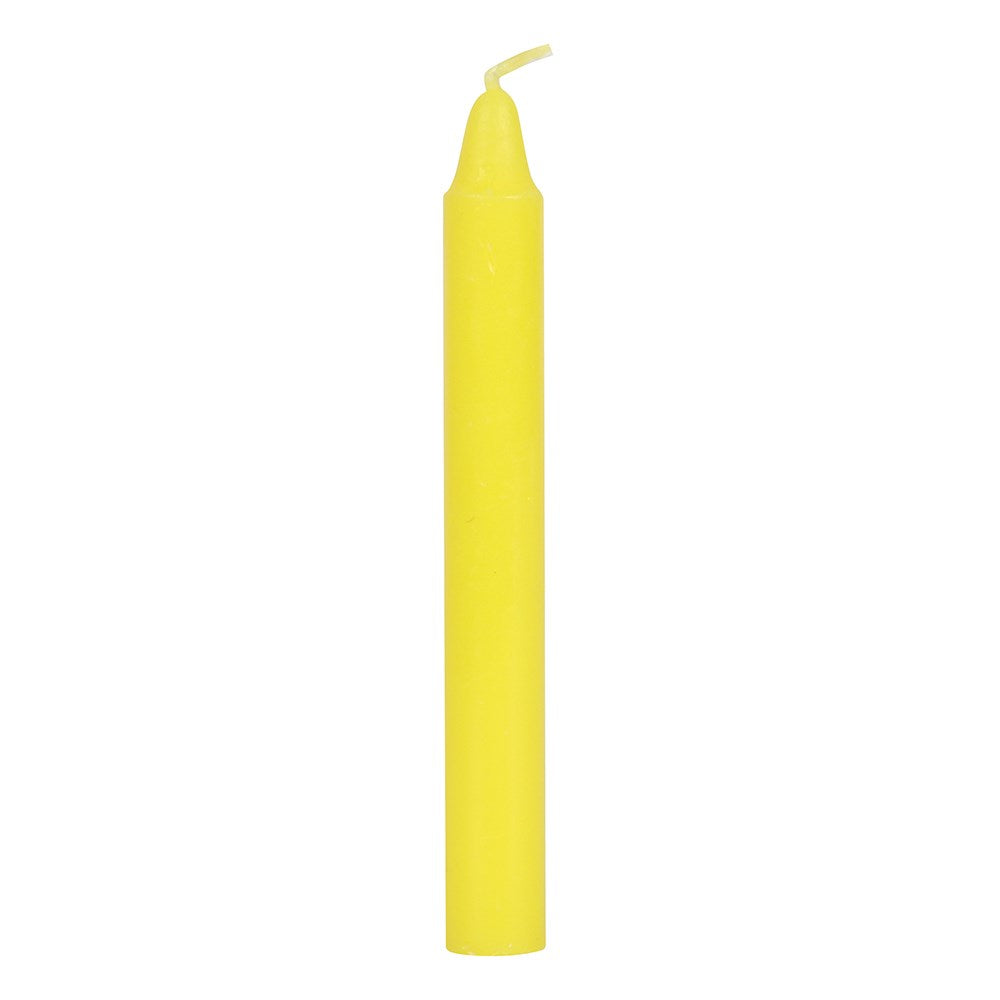 Yellow 'Success' Candles 12pk