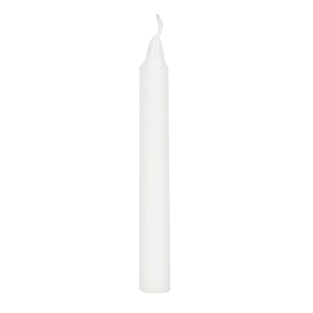 White 'Happiness' Spell candles 12pk