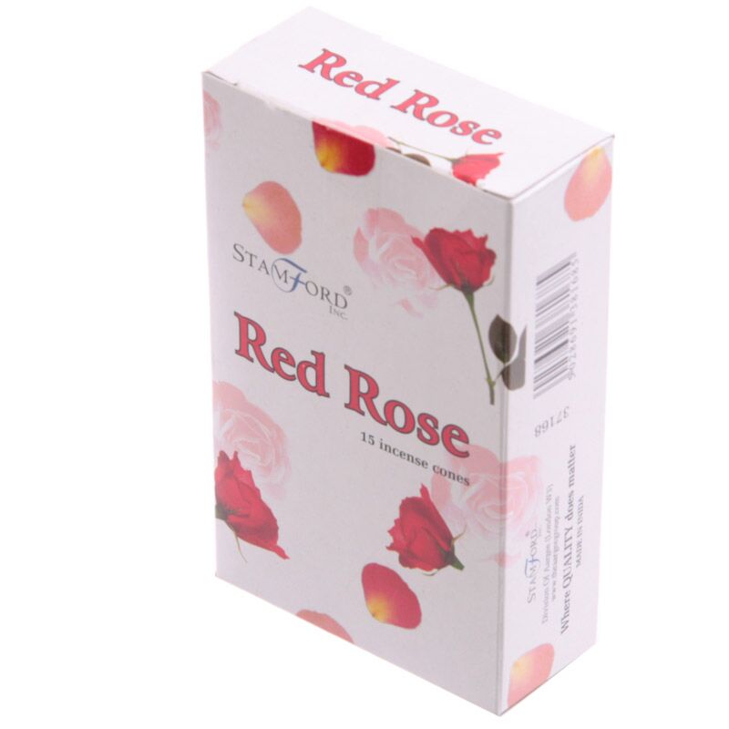 Stamford Red Rose Incense Cones