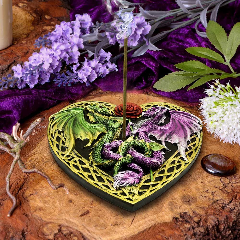 Dragon Love Incense Plate