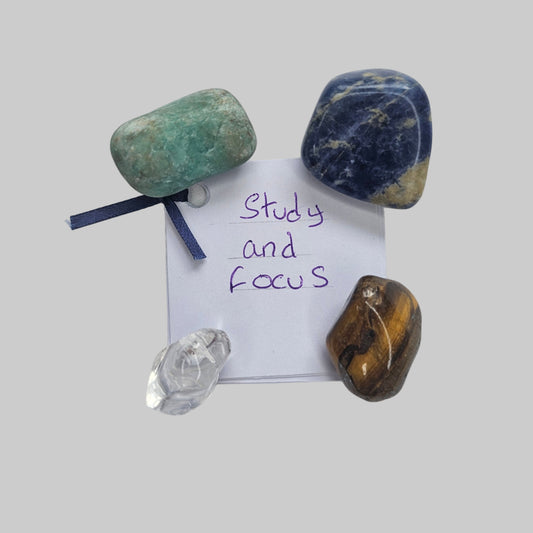 Study and focus crystal pouch