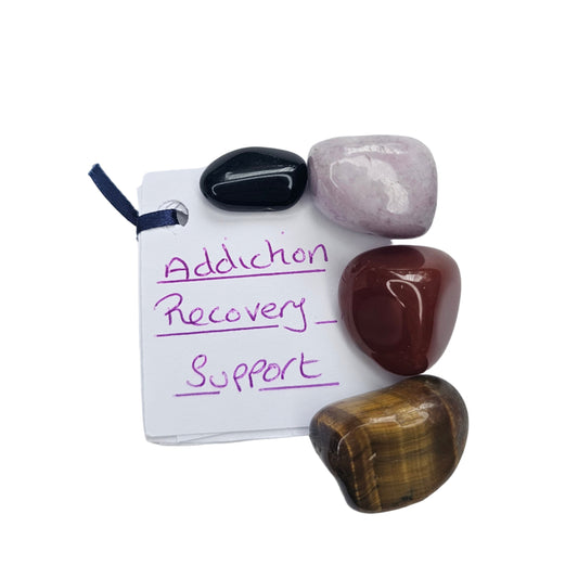 Addiction Recovery Support Crystal Pouch