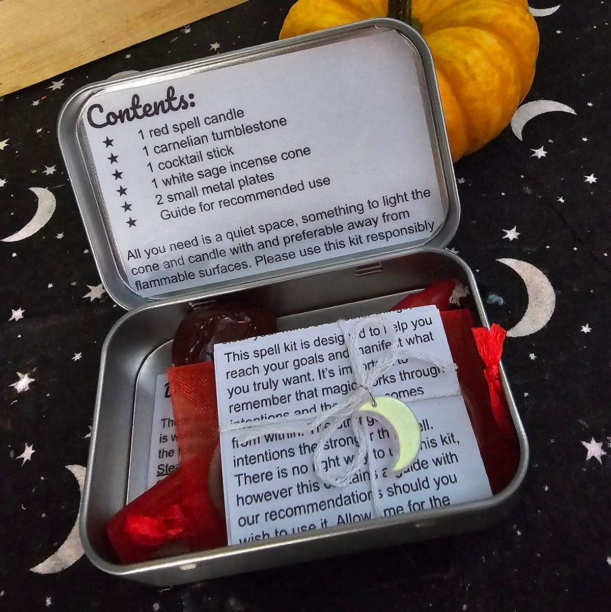 Red spell kit, for courage and strength