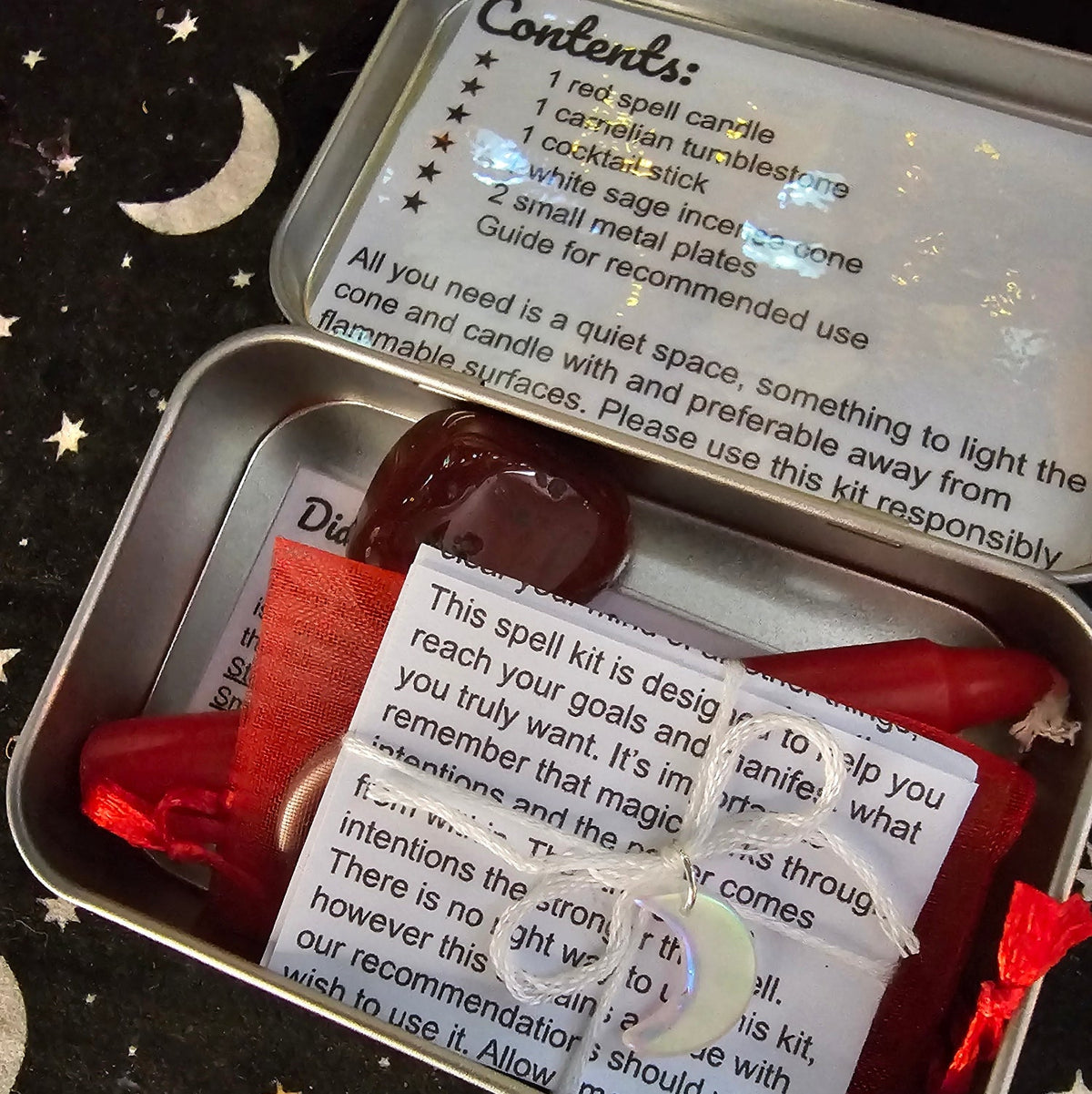 Red spell kit, for courage and strength