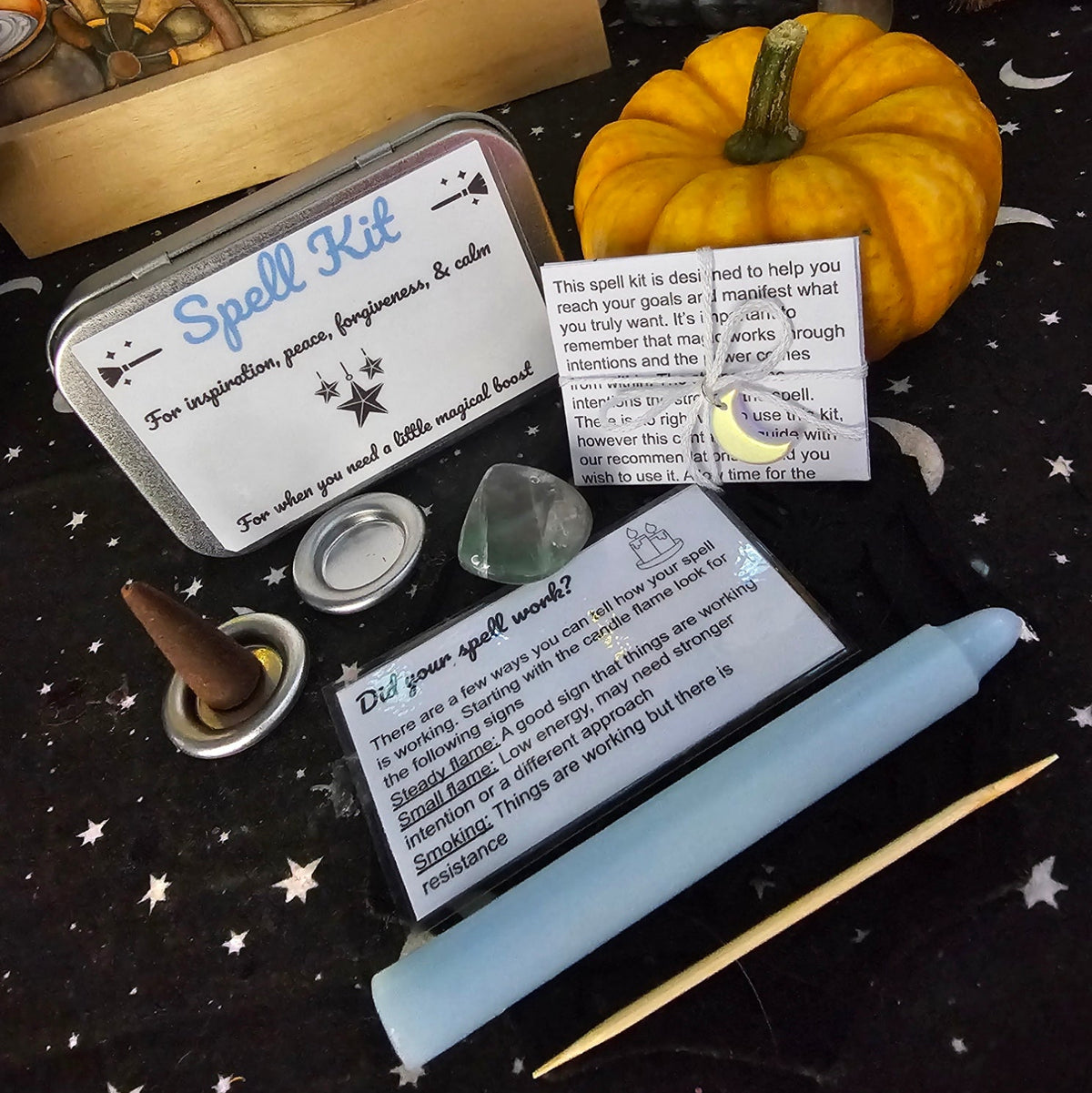 Pale blue spell kit - for peace and forgiveness