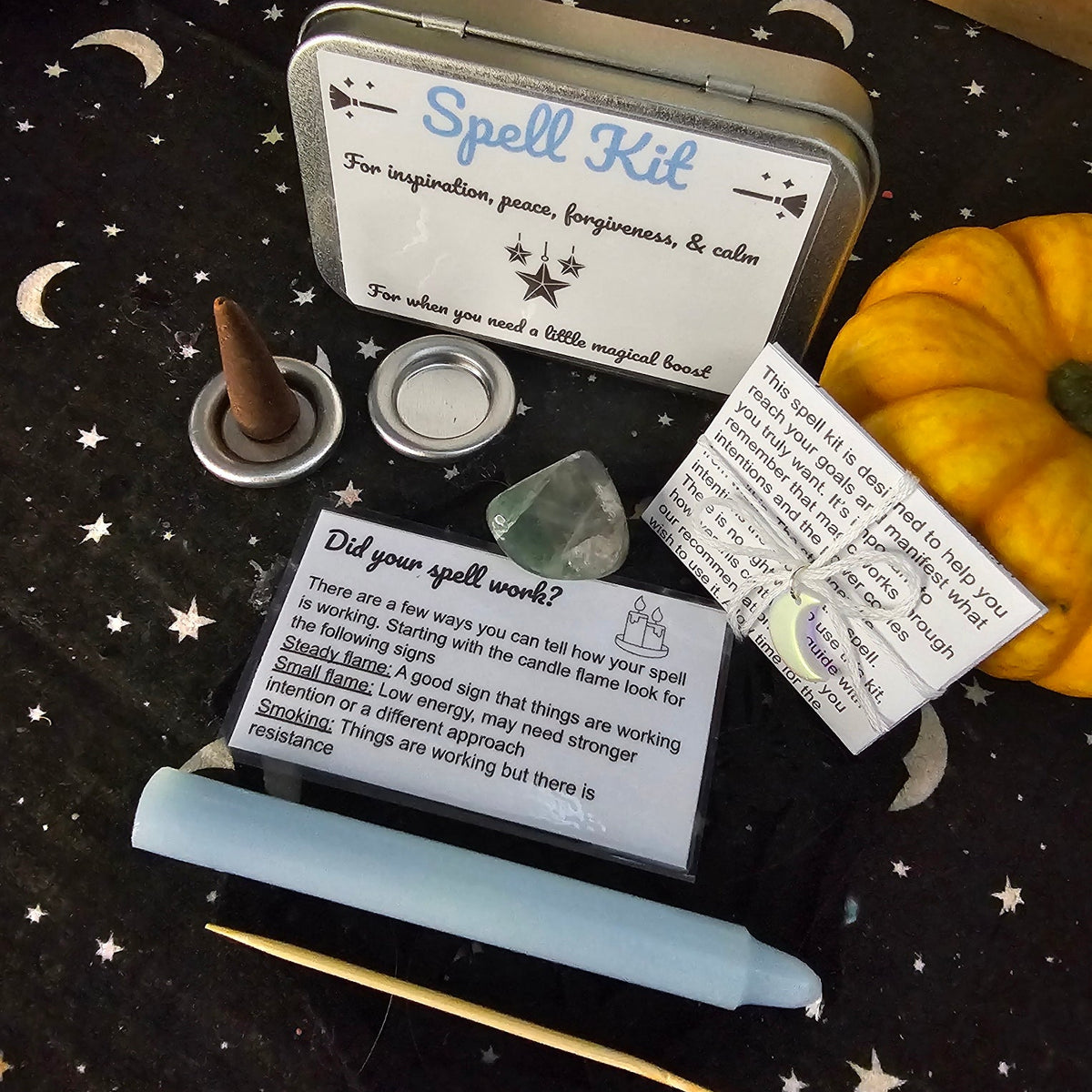 Pale blue spell kit - for peace and forgiveness