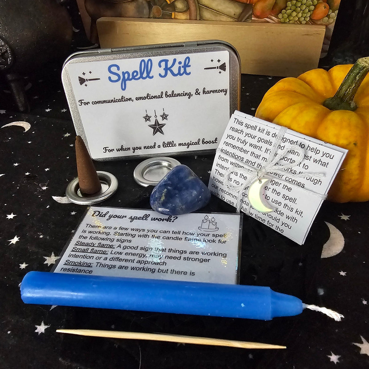 Blue spell kit - for communication and harmony