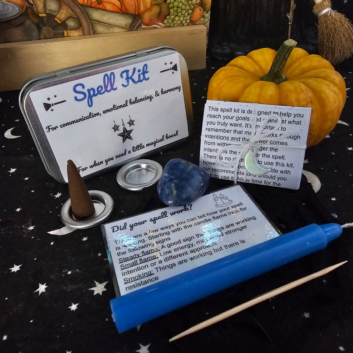 Blue spell kit - for communication and harmony