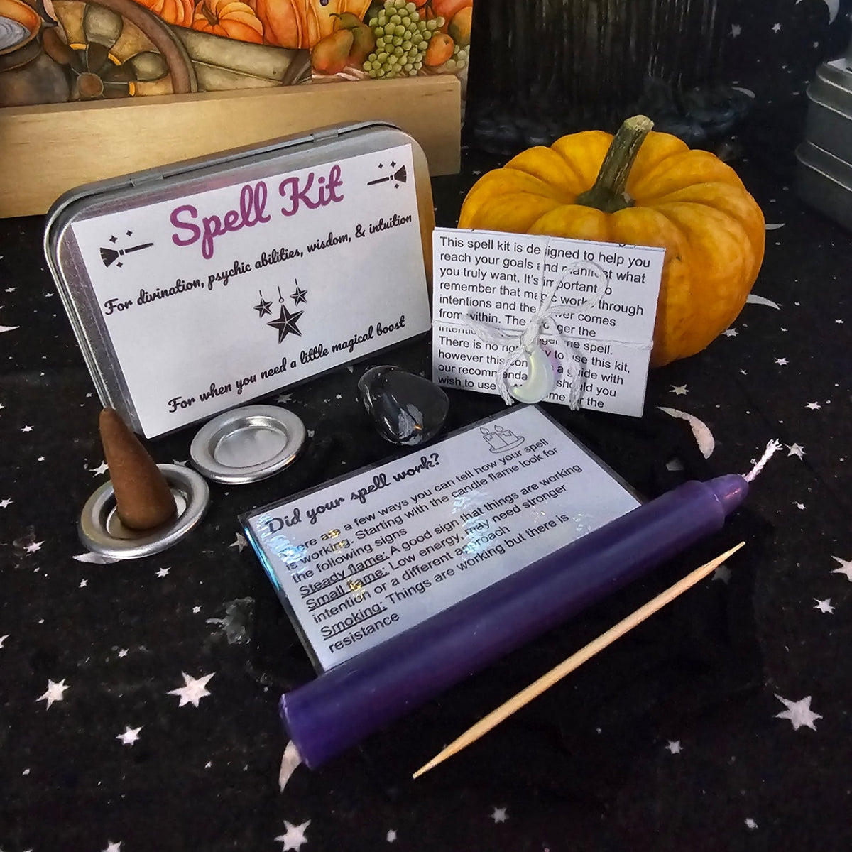 Purple spell kit - divination and wisdom