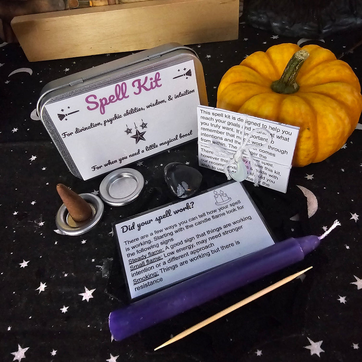 Purple spell kit - divination and wisdom