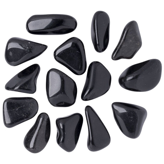 Black obsidian tumblestone large