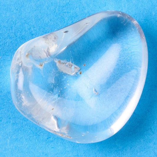 Clear quartz tumblestone small