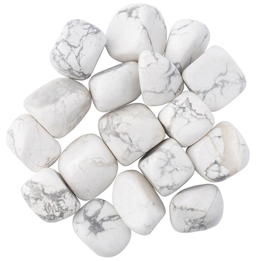 Howlite tumblestone medium