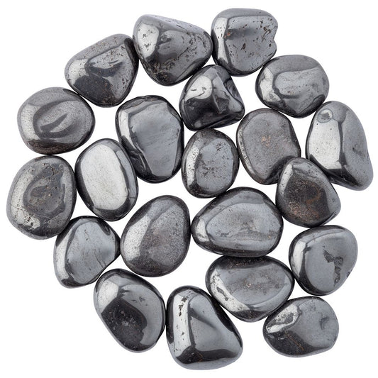 Hematite tumblestone grade B medium