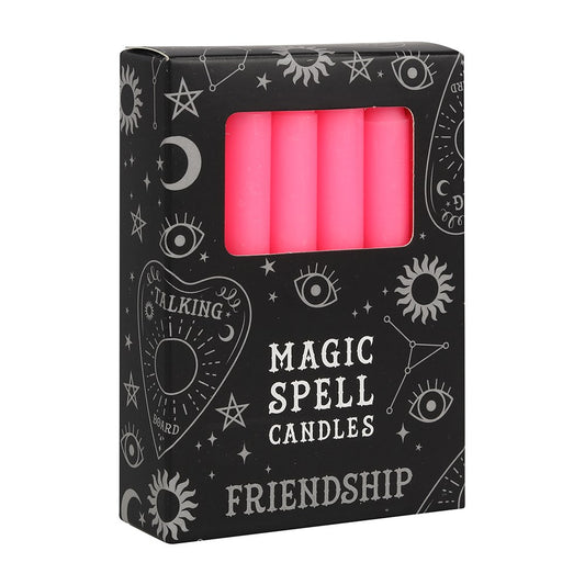 Pink 'Friendship' Candle 12pk