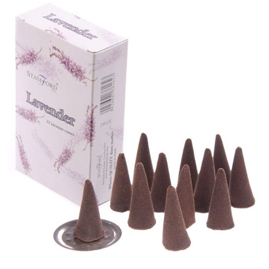 Lavender incense cones