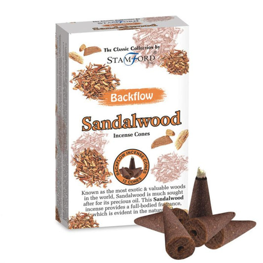 Sandalwood Backflow Incense Cones