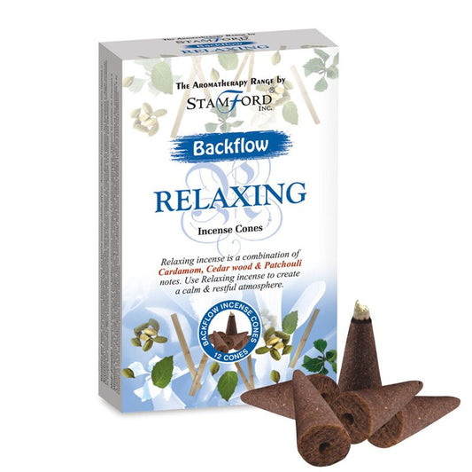 Relaxing backflow incense cones