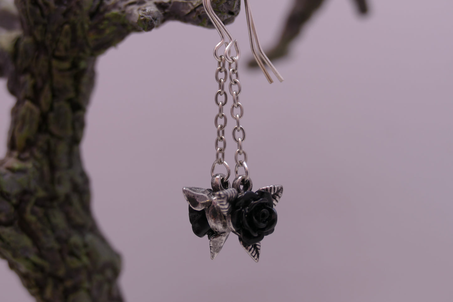 Wiccan Moon Drop Earrings