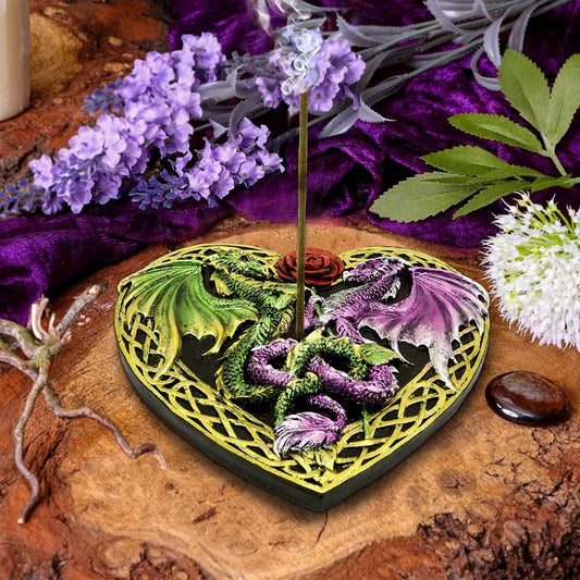 Dragon Love Incense Plate